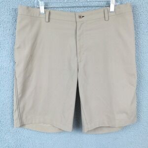PING Mens Shorts Chino Sensa Cool Beige Flat Front Sportswear Performance 40